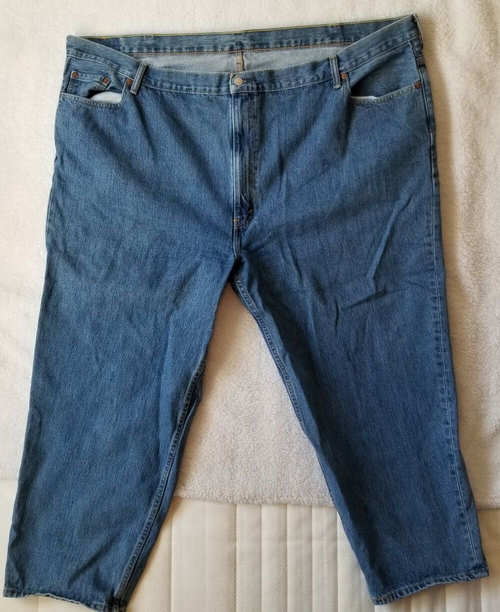 Levi’s 560 Comfort Fit Jeans – W56 L29 (Factory Hemmed) – Medium Wash Big & Tall